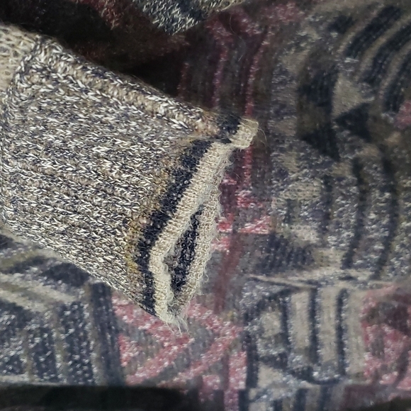 Vintage Bogner Wool Mohair V-neck Grunge Grandpa Sweater, Size L - Picture 4 of 9